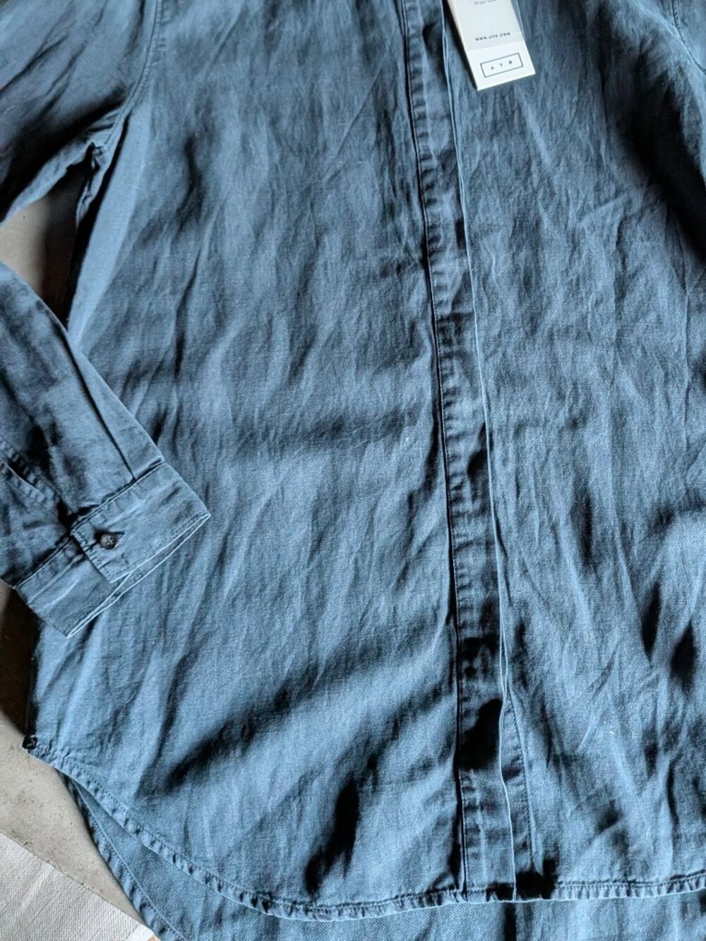 AYR | Button-Up Shirt in Dark Teal - Picture 9 of 16